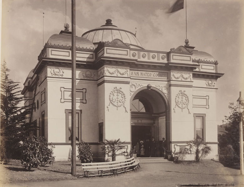 #76 San Mateo Co. Building, Midwinter Fair, 1894