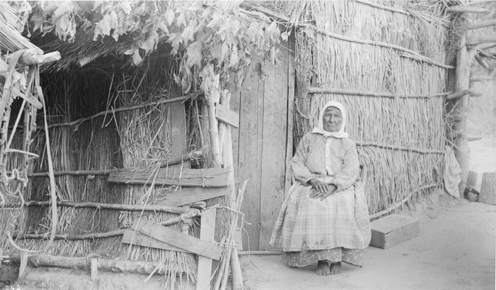 #78 Georgia Pa, a Pachango Mission Indian and mother of Captain Mateo Pa, the chieftain, 1892