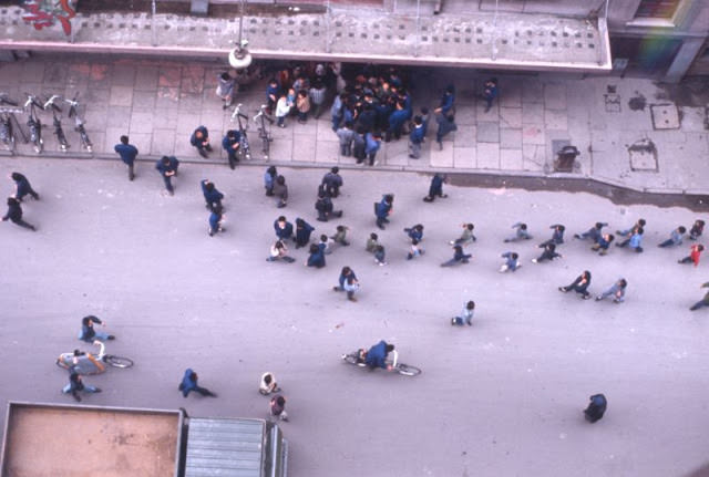 #44 Shanghai street from above, 1970s
