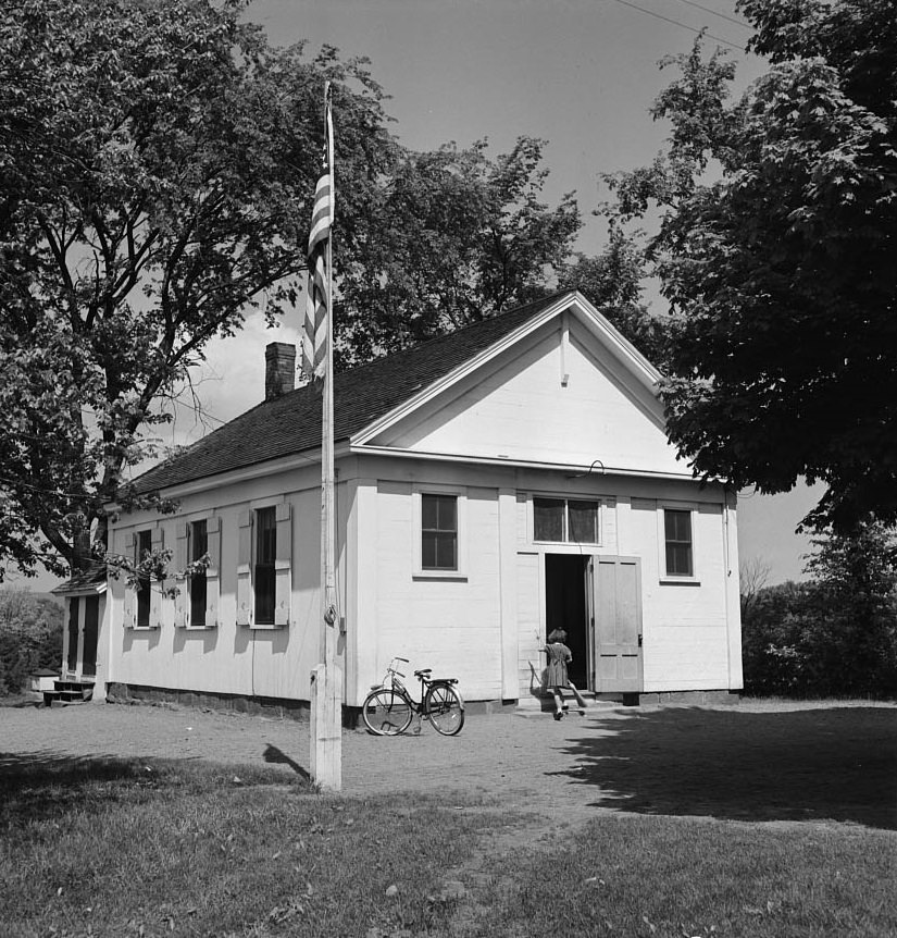 #1 A one-room school in Southington, Connecticut, 1942