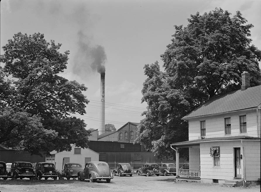 #15 A street scene in Southington, Connecticut, 1942
