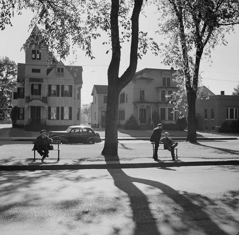 #24 A street scene, 1942.