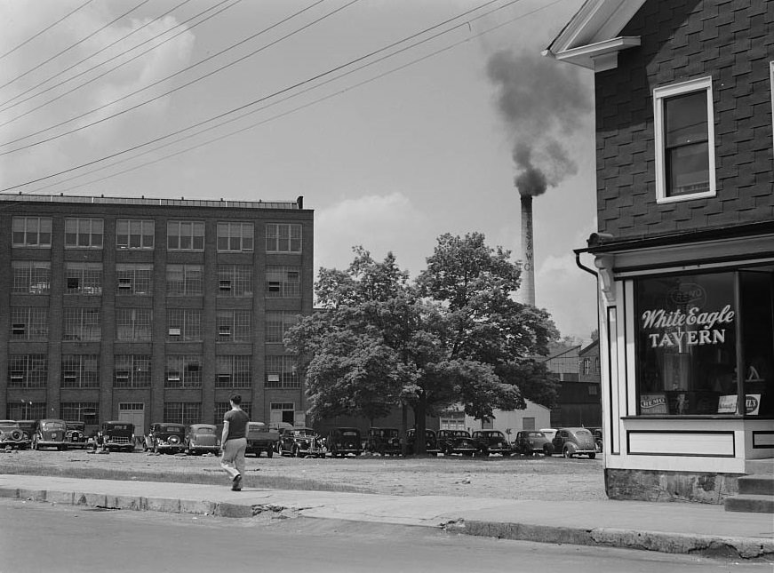 #42 A street scene, 1942