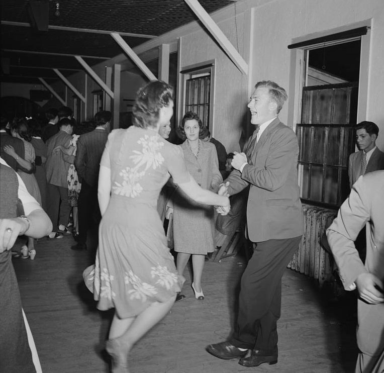 #10 People dancing and enjoying, 1942.