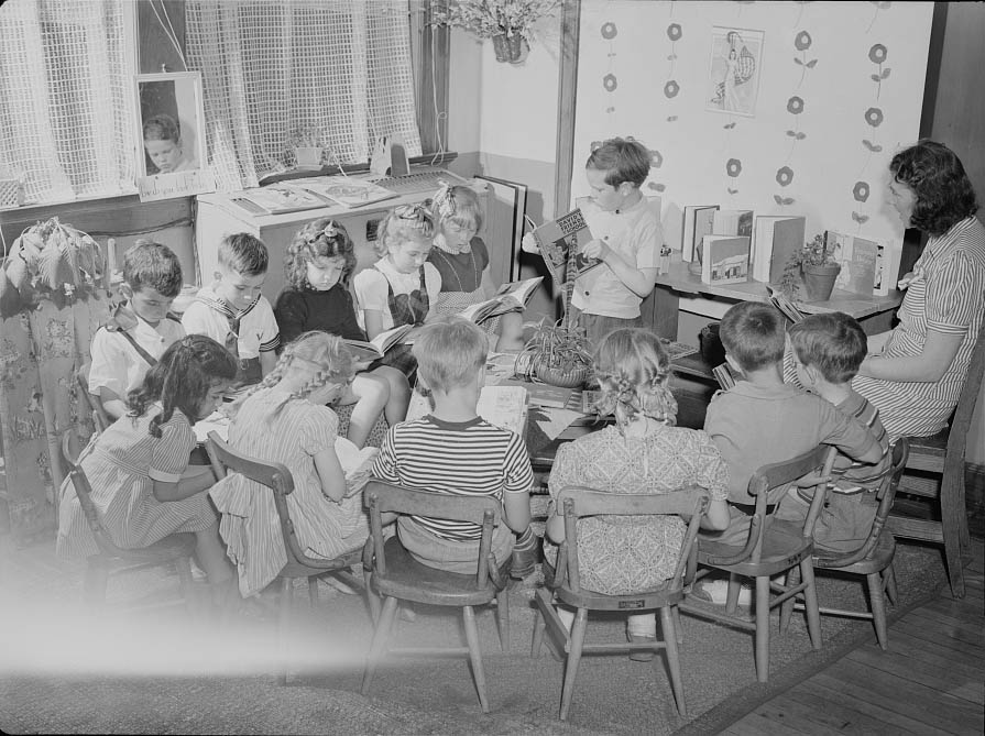 #106 A class of young children, 1942