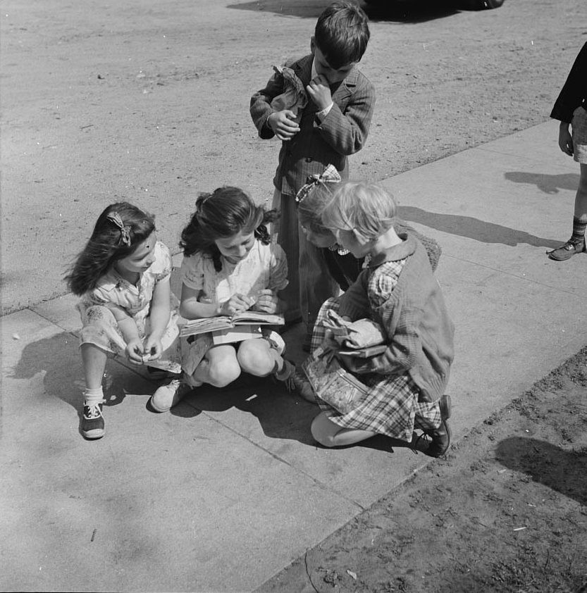 #12 A group of children, 1942