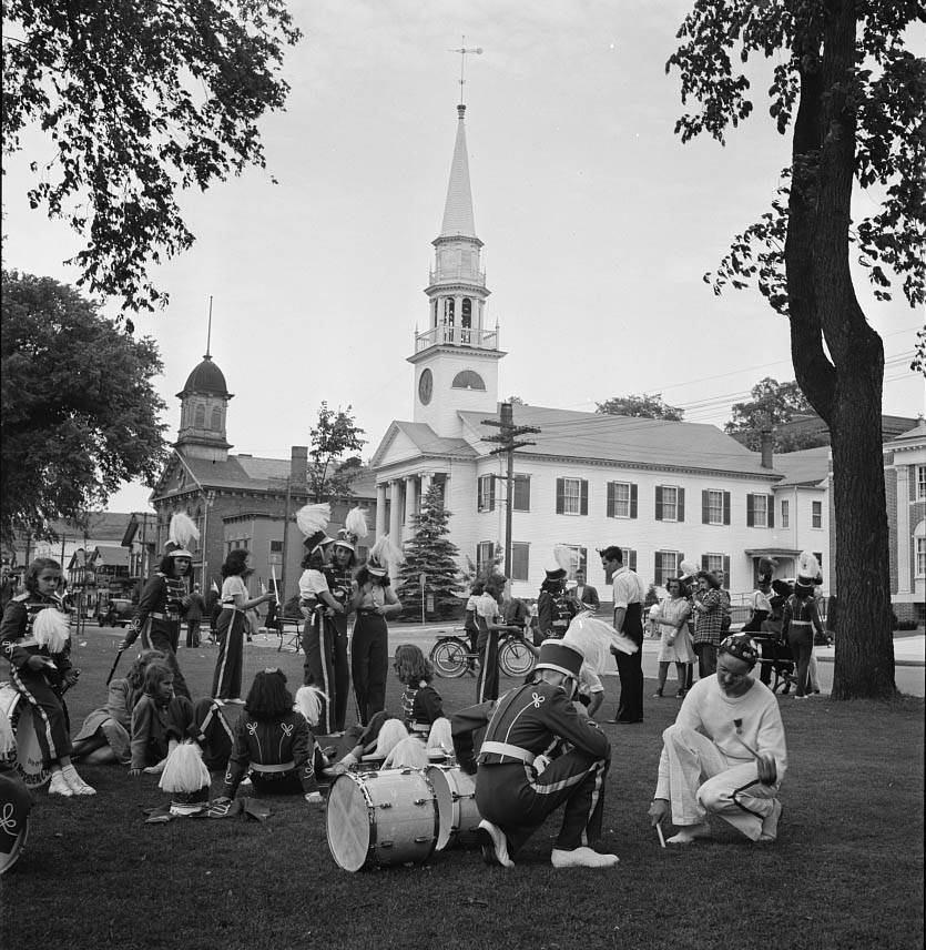 #62 Members of the youth drum corps, 1942