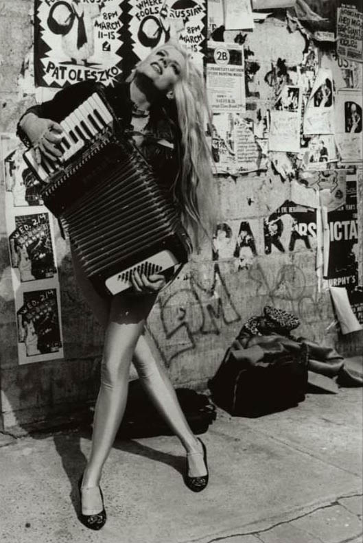 #25 Phoebe Lègére with Accordion, 1987