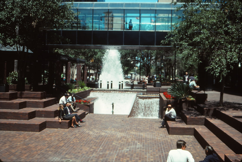 #16 Fountain Plaza along Franklin Street Mall, Tampa, 1990s