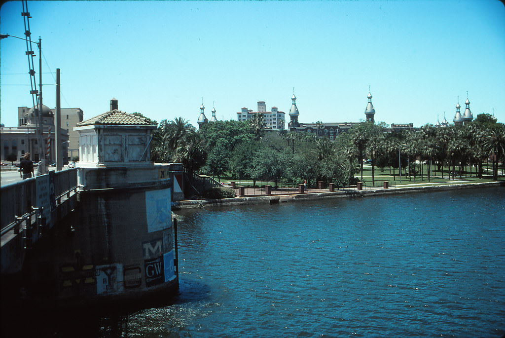 #18 Looking across Hillsborough River to University of Tampa, 1993