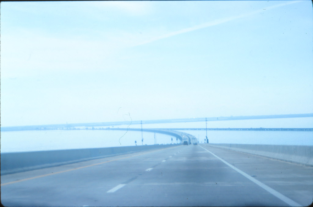 #23 Looking south from Sunshine Bridge, Tampa Bay, 1996.