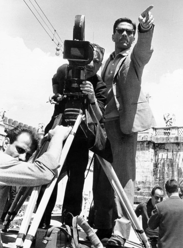#17 Pier Paolo Pasolini on the set of Accattone, 1961