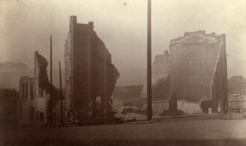 Frye’s Opera House Ruins, June 1889