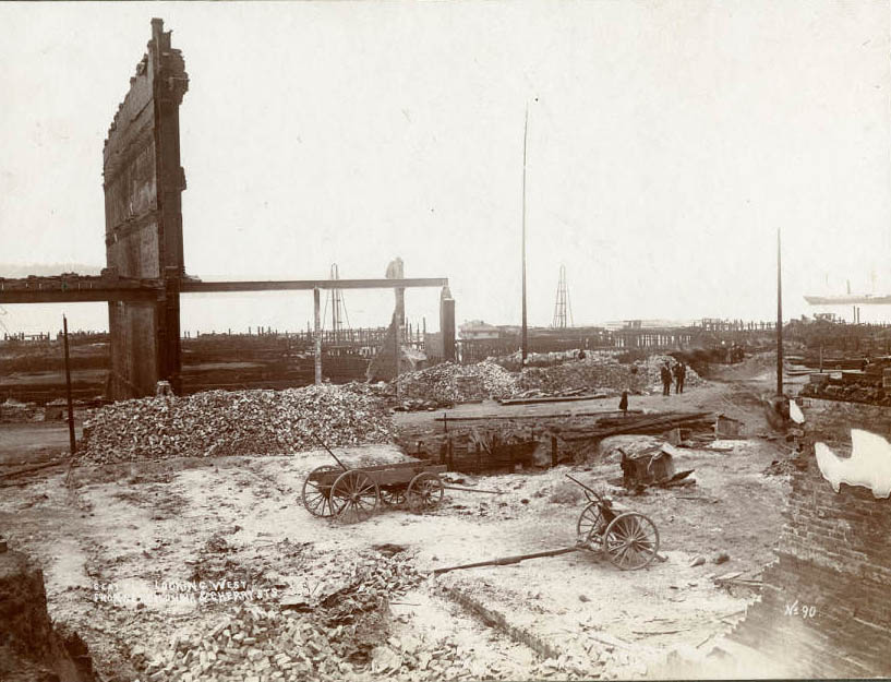 #19 Fire ruins near Columbia St. and Cherry St., June 1889