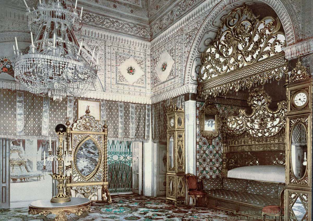 #6 Bedchamber of the late Bey of Tunis, Kasr-el-Said.