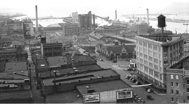 #28 View of downtown Bellingham, 1940s