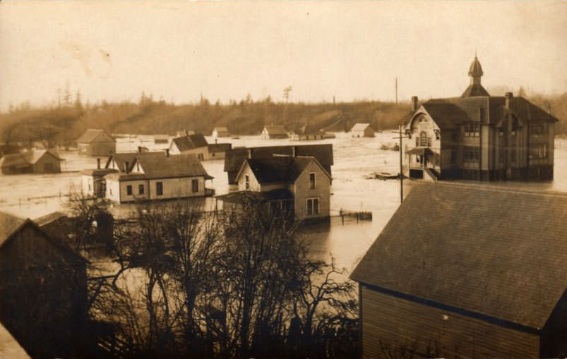 #93 Historic flooding in Ferndale, 1905