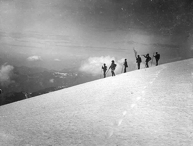 #74 Mt. Baker summit party, 1891