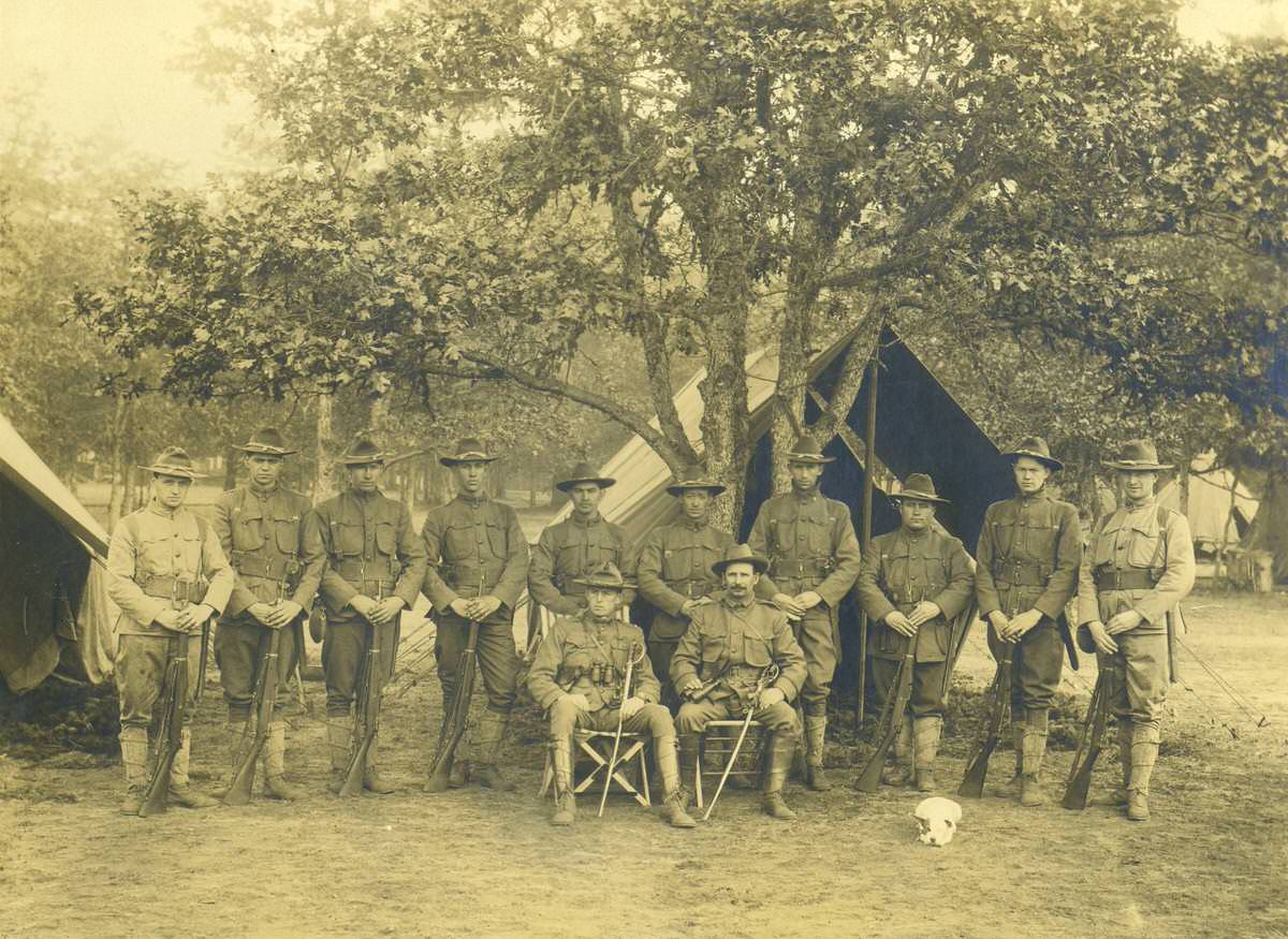 #16 Company M, 2nd Infantry, Bellingham, 1910