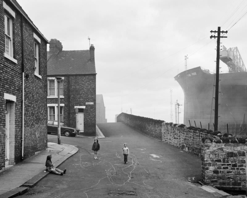 #1 Wallsend Housing Looking East, 1975