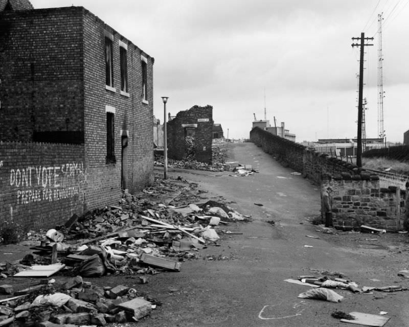 #6 Demolished housing, Wallsend, August 1977