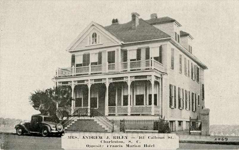 #104 Mr. and Mrs. Andrew J. Riley – 161 Calhoun Street, 1920