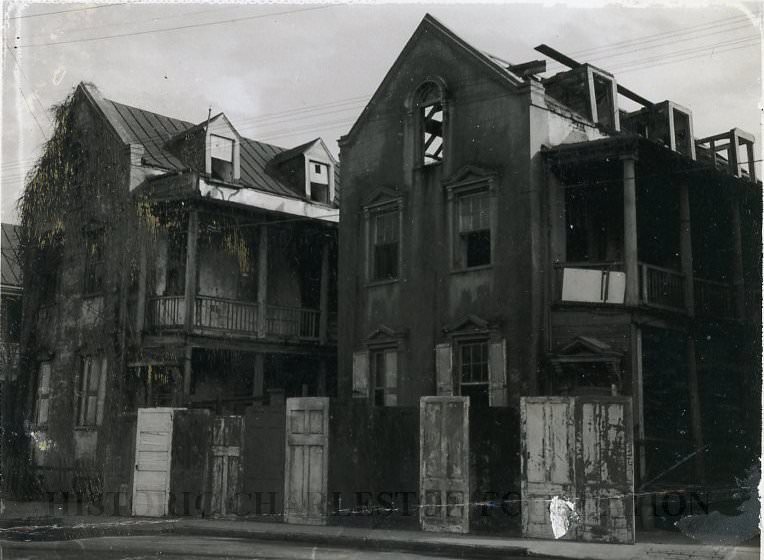 #37 39 and 41 Calhoun Street, Two of “The Three Sisters”, 1962