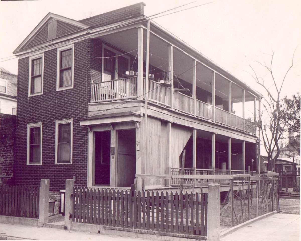 #48 82 Anson Street (Mary Smith House) Before Demolition, 1960