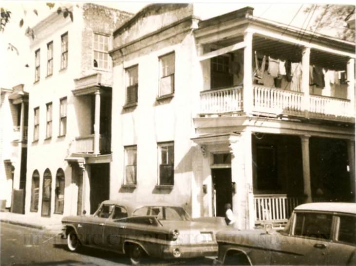 #51 96 and 98 Anson Street Before Demolition, 1960
