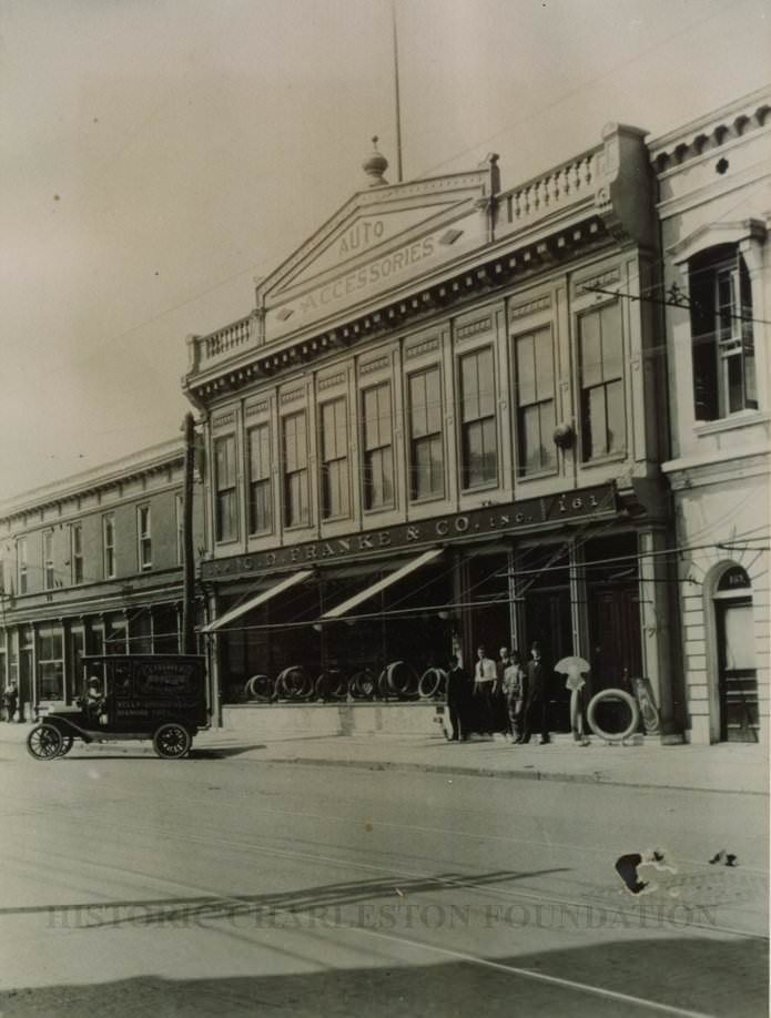 #57 C.D. Franke & Co. Building, Auto Accessories (159-161 Meeting Street) early 1900s