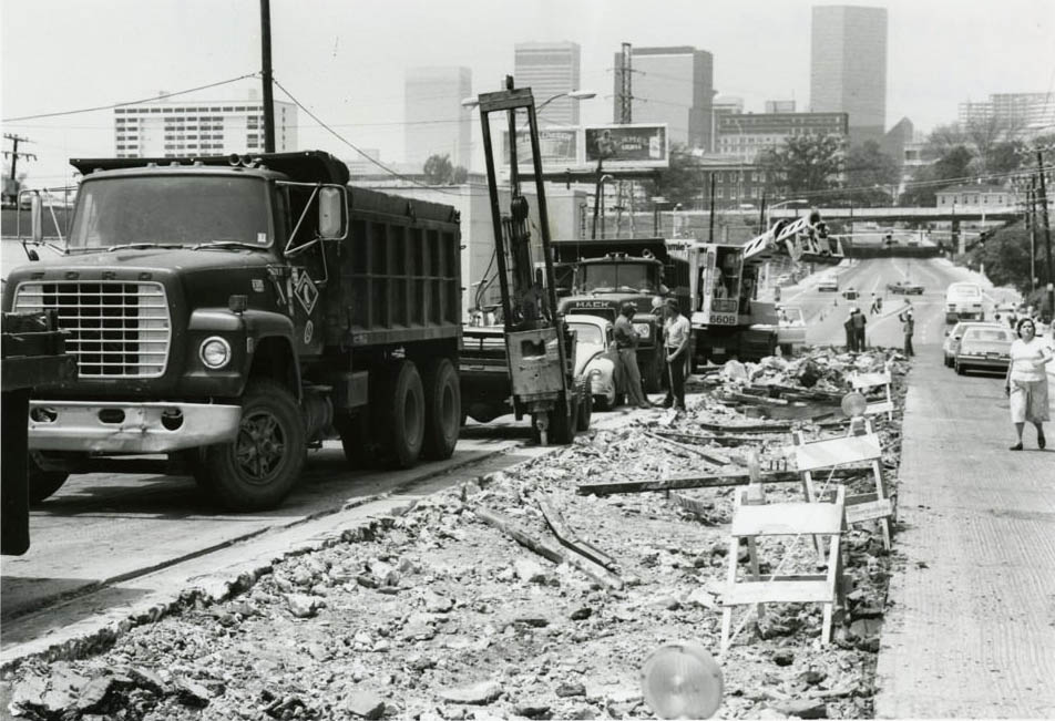 #3 Elizabeth Avenue Median, 1980s