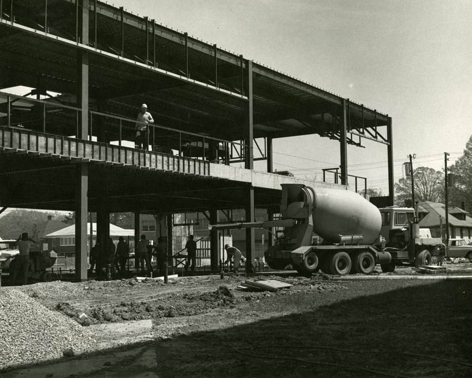 #4 Citizens Center under Construction, along Independence Boulevard, 1980s