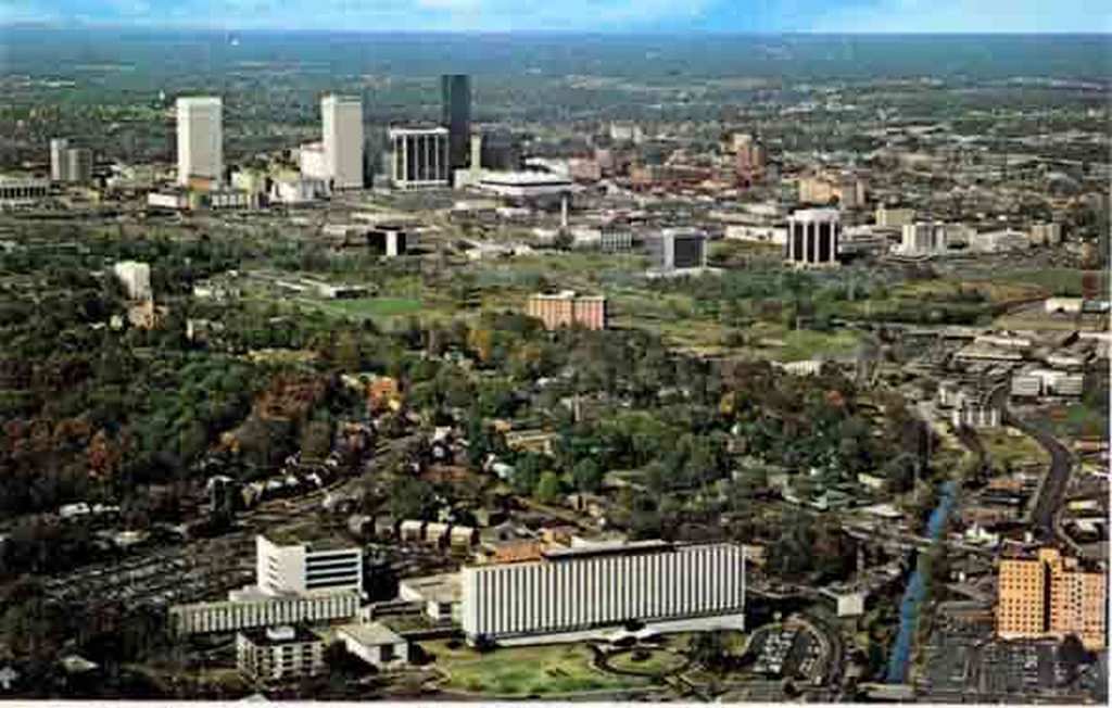 #32 Aerial view of Charlotte, 1983