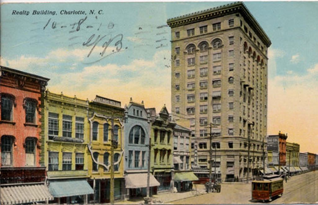 #54 Charlotte Business District, 1910