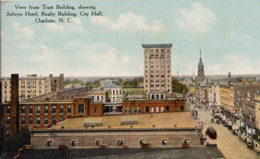 #72 Aerial view of Charlotte, 1917