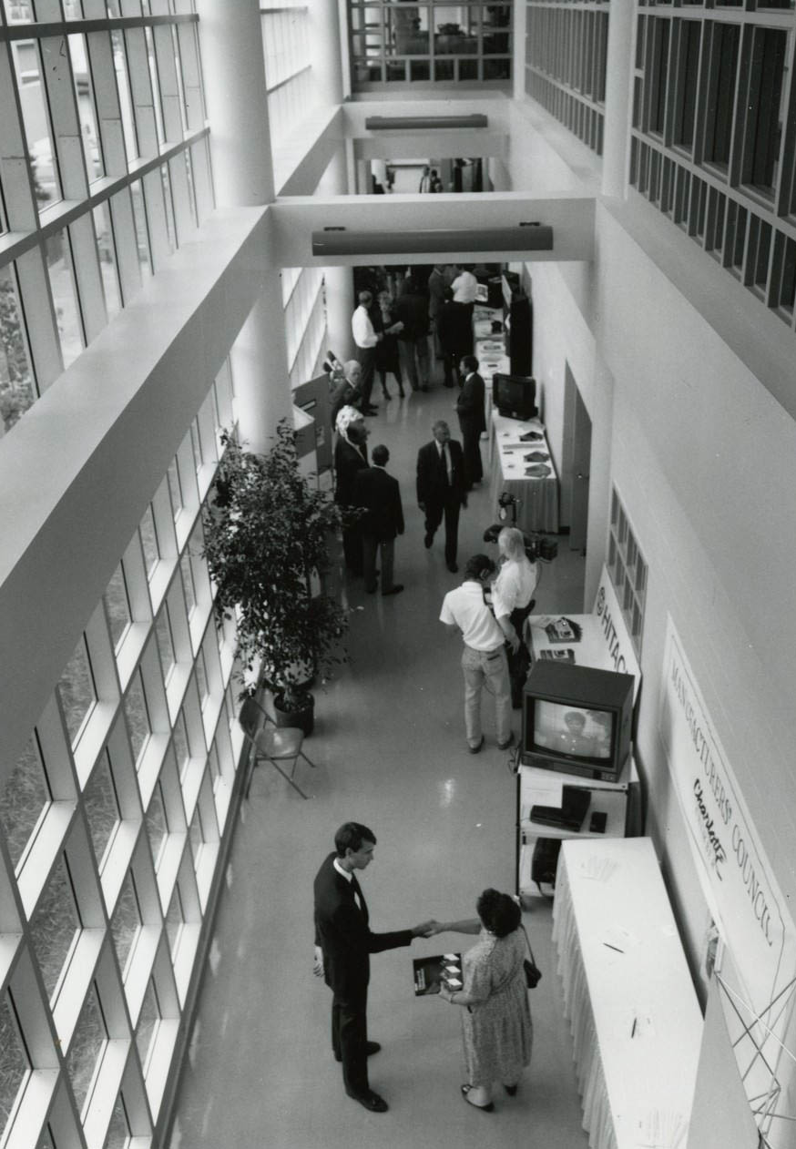 #27 The inside of the Advanced Technology Center, 1970s