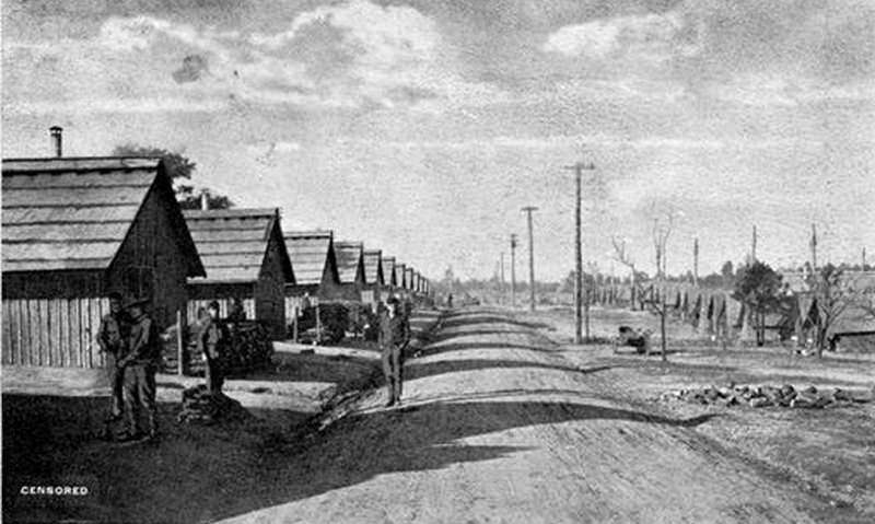 #38 Camp Greene Regimental Street, 1918