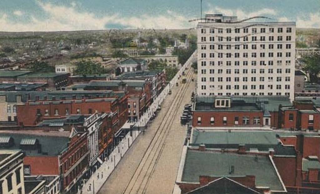 #178 Bird’s-eye view of Charlotte, 1918