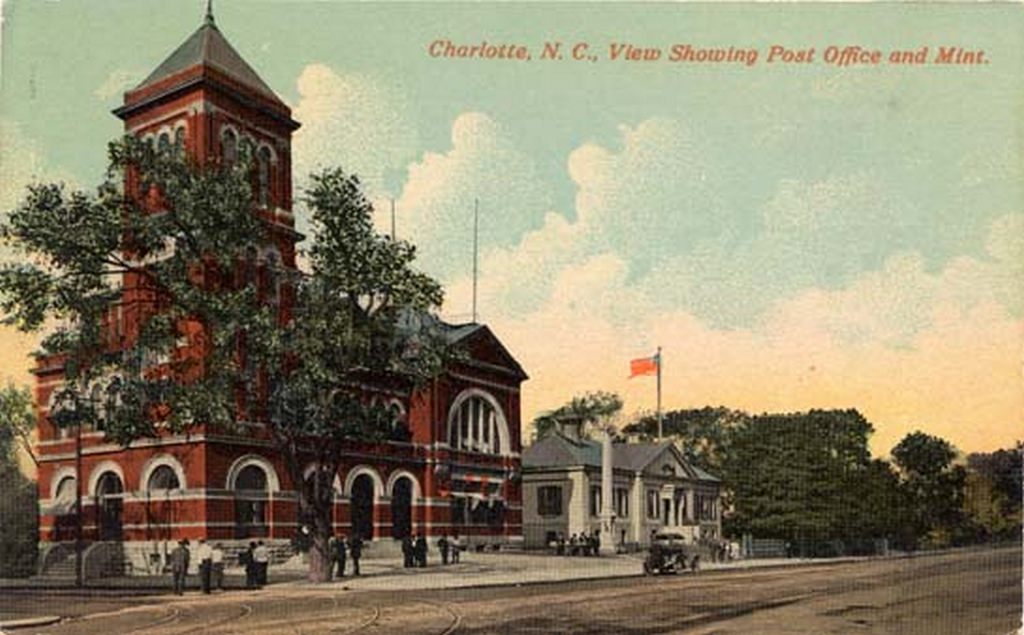 #181 Charlotte Post Office and Mint, 1906