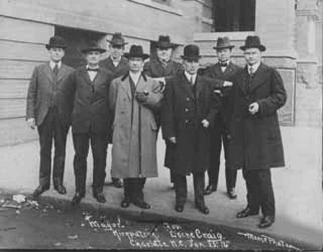 #44 Mayor Thomas LeRoy Kirkpatrick and North Carolina Governor Locke Craig, 1916
