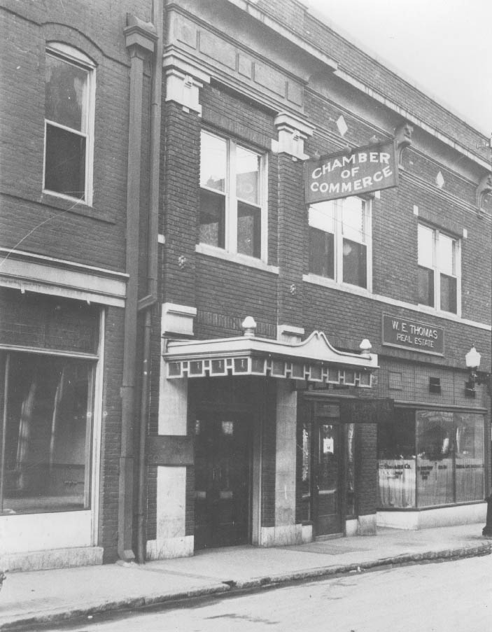 #14 Looking north from South Tryon and First Streets, 1935