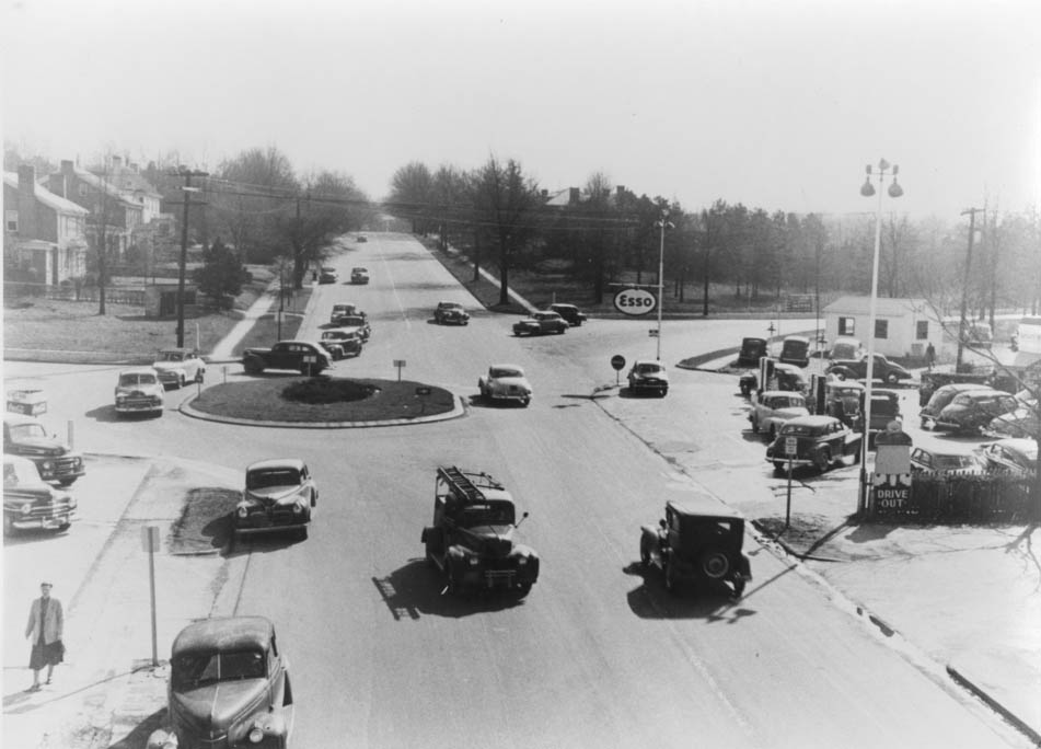 #21 Intersection of Morehead Street, Baldwin Avenue, and Kings Drive, 1947