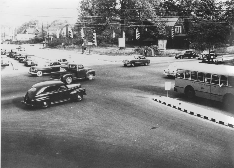 #25 Intersection of East Morehead Street & Independence Boulevard, 1950