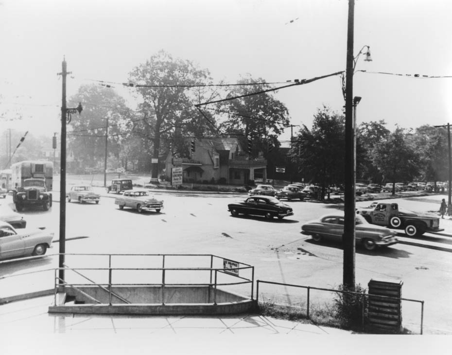 #26 Morehead Street and old Independence Boulevard, 1950
