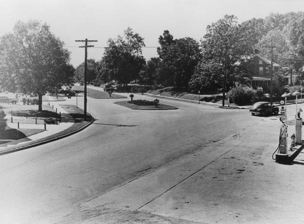 #34 The Plaza at the intersection of Parkwood, 1950