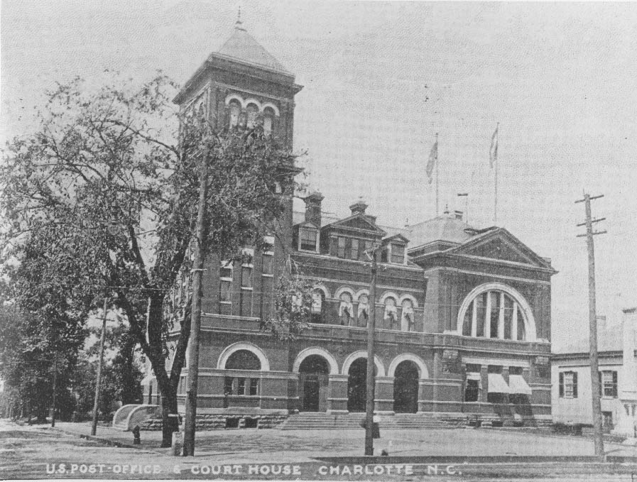 #1 United States Post Office in Charlotte, 1908