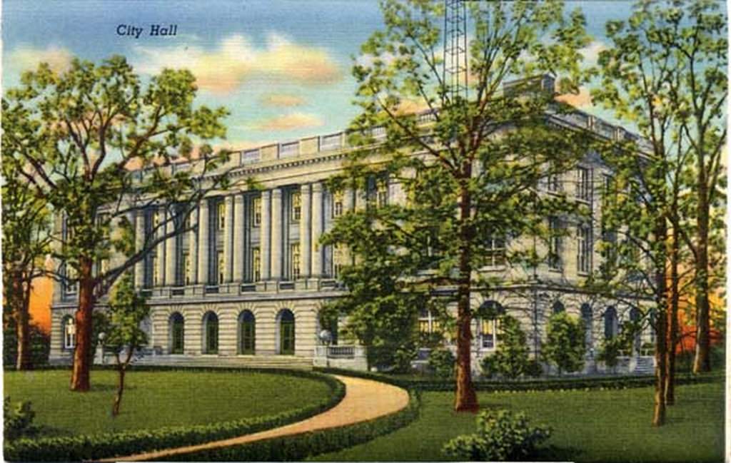 #195 Charlotte City Hall, located on East Trade Street, was first occupied in 1927