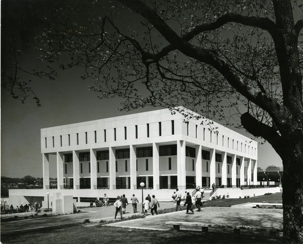 #32 Library (Exterior) After Construction, 1966