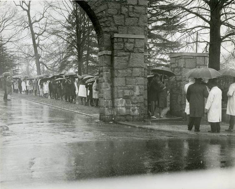 #7 Students walking during a Civil Rights march, 1960s