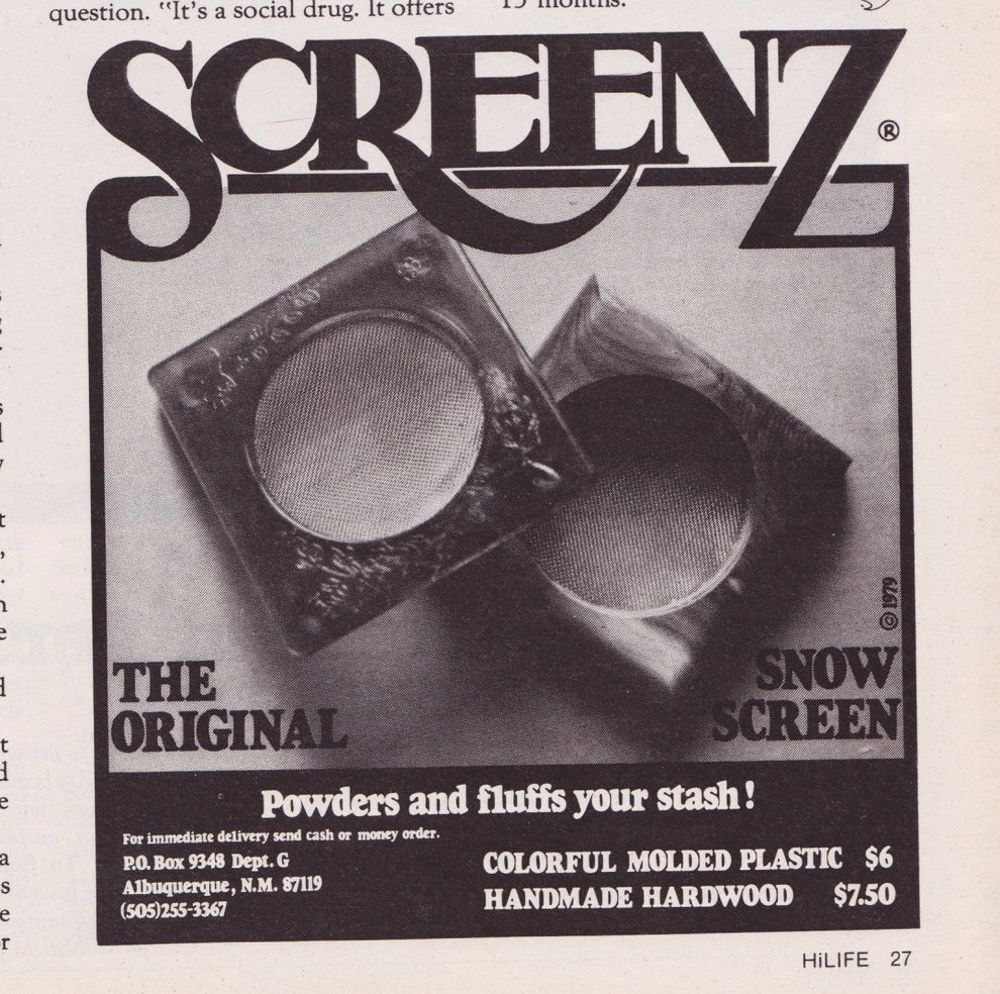 Ridiculous Vintage Ads of Cocaine and Cocaine Paraphernalia from the 1970s and 1980s Vintage Ads